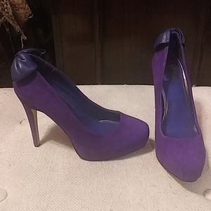 DOLCE VITA PURPLE SUEDE W/BOW SHOES